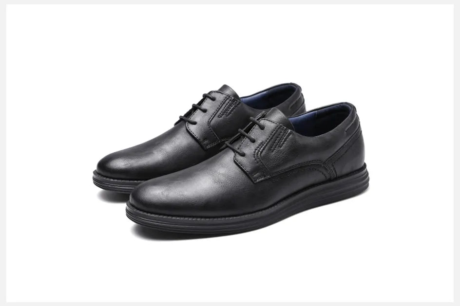 Male Sneakers Autumn/Winter traf Leather Men Casual Shoes Business Work Office Lace-up Dress shoes For Men Size47