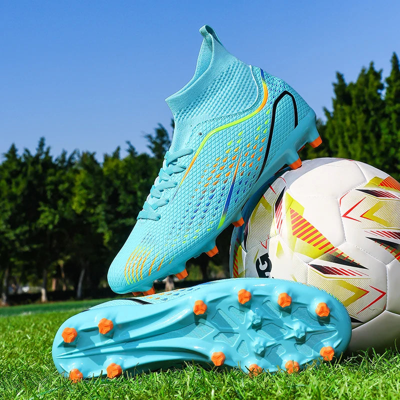 New Men Soccer Shoes Unisex Futsal Cleats Football Boots Professional Ultralight Women Hot Sale High-quality TF/FG Sneakers