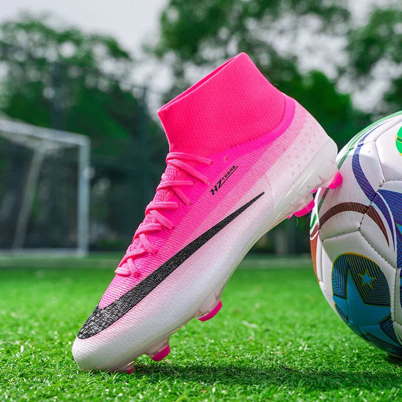 New Men Football Boots Women Professional Soccer Shoes Hot Sale TF/FG Sneakers Unisex High-quality Futsal Cleats Ultralight