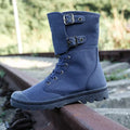 Men's Long Canvas Shoes Outdoor High Top Casual Boots Desert Tactical Anti Slip Mountaineering Work Shoes 2026 New Boots for Men