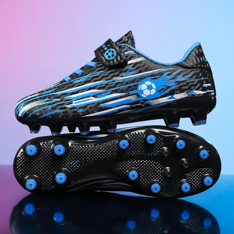 Kids Youth Soccer Shoes Boys Girls Football Cleats TF FG Training Sneakers Non-Slip Grass Artificial Grass Sport Boots
