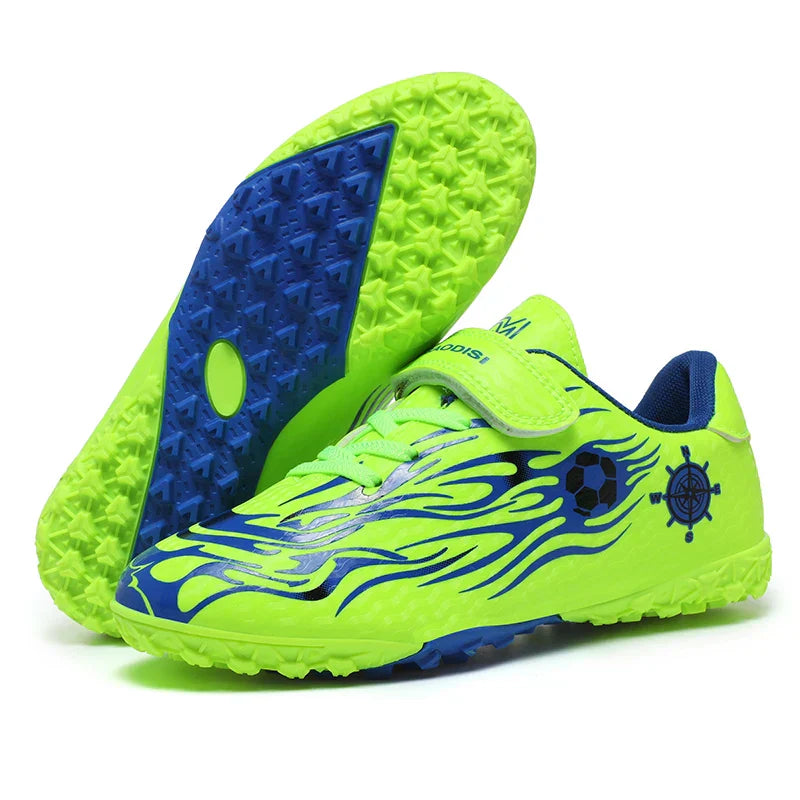 New Kids Low Top Soccer Shoes Boys Football Cleats Boys Lightweight Training Boots Youth Breathable Comfortable Football Sneaker
