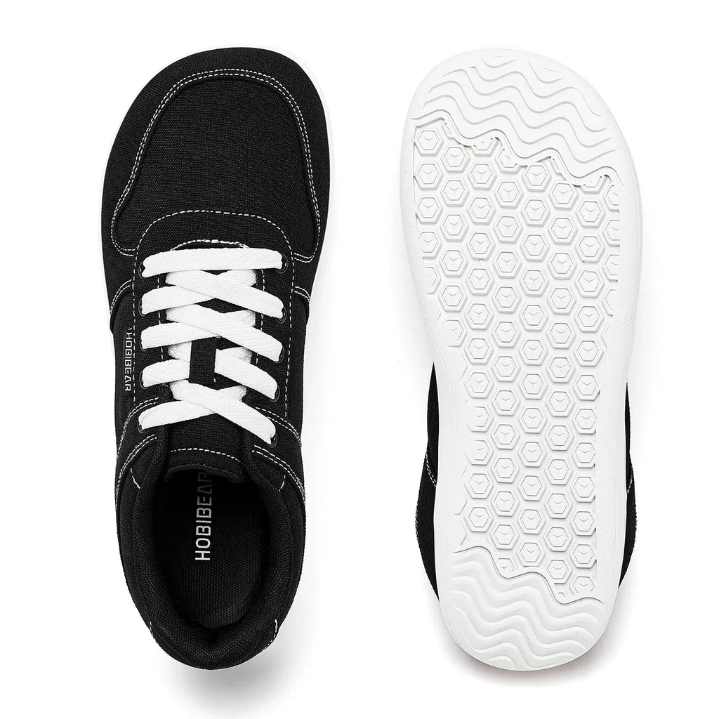 Unisex Barefoot Shoes for Men Women Wide Minimalist Walking Sneakers Lace-Up Outdoor Lightweight Running Shoes
