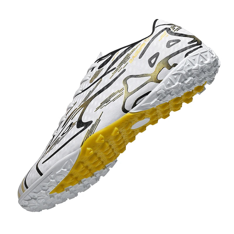 Unisex Men Women Youth TF Turf Soccer Cleats Lightweight Breathable Artificial Grass Training Football Shoes Non Slip Teenagers