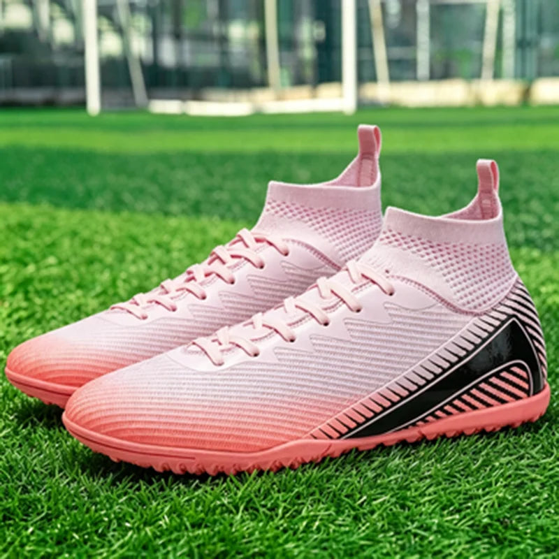 Adult TF football shoes, Wide Fit Design, Comfortable PU Lining, Rugged Rubber Outsole with Dense Studs, Perfect for Players
