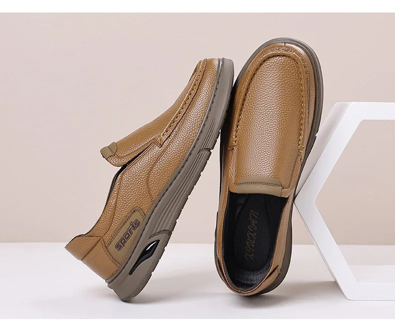 Spring Summer 2026 New Loafers for Men Soft Sole Fashion Business Casual Leather Shoes Male British Style Designer Shoe Man
