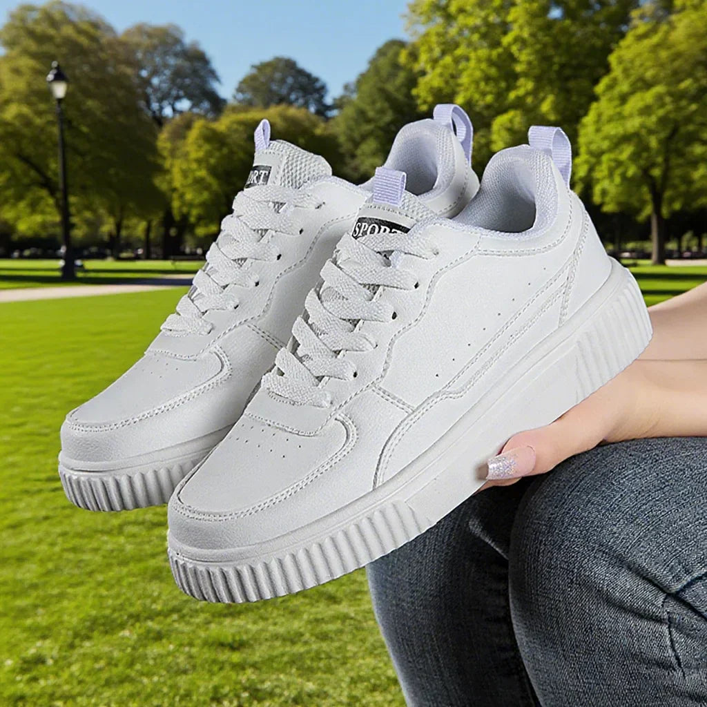 Fashion Women Casual Shoes Breathable Walking Flat Shoes Sneakers White Female Footwear Sports Running Outdoor Walking For Men