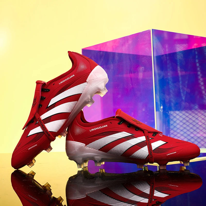 New Men Football Boots Non-Slip High-quality Soccer Shoes Grass Cleats High-top Futsal Sneakers Match Indoor Hot-selling Outdoor