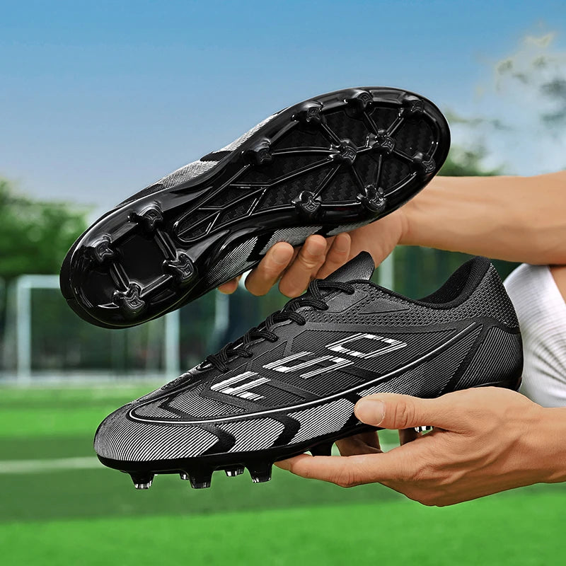 New Men Football Boots Futsal High Ankle Breathable Non-Slip High-quality Ultralight Soccer Shoes Sports Shoes Outdoor Match