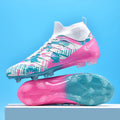 Genuine Double Star Men's High-Top AG Long Stud Football Boots, Professional Match & Training Shoes for Teenagers and Adults
