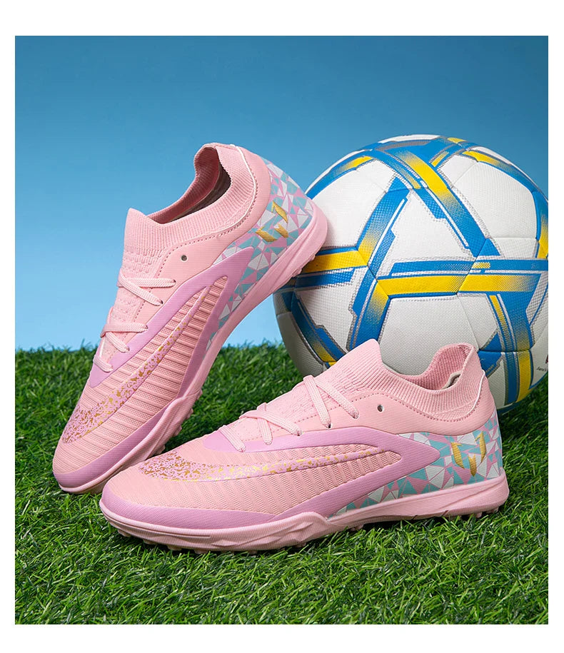New Kid Match Boys Professional Non-Slip Comfortable Football Boots Sneakers Match Soccer Shoes Outdoor Sports Shoes Unisex