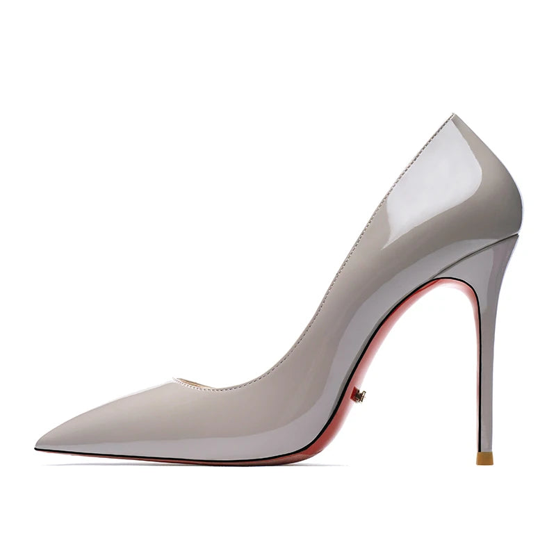 Woman Shoes 2025 Luxury Brand Red sole Pumps Red Bottom Pointed Toe Designer High Heels Party Elegant Fashion Ladies Shoes 12cm