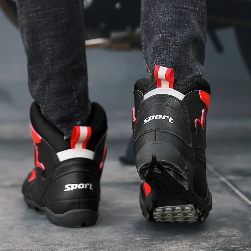 Motorcycle cycling boots four seasons new men's casual high-top safety protection shoes cross country boots outdoor riding boots
