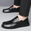 Genuine Leather Men Loafers Comfortable Mens Casual Shoes Luxury Brand Man Formal Dress Shoes Breathable Slip on Boat Shoes