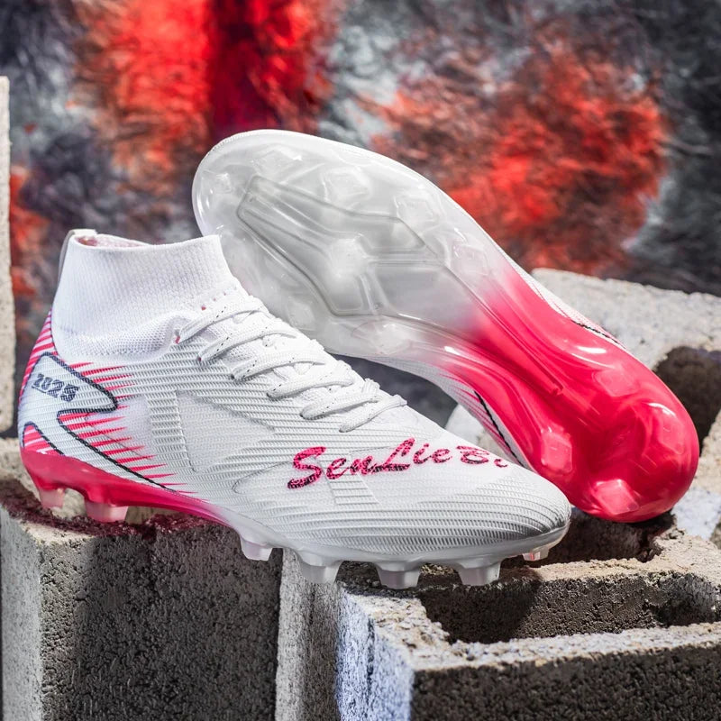 Professional Men Football Shoes Society Cleats Soccer Shoes Indoor Football Field Boots Original Training Fast Chuteira Campo