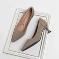 Women's High Heels Fashion Pattern Soft Knitted Comfortable Breathable Shoes 2026 New (6cm High)