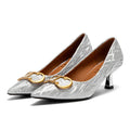 Women's High Heels New 4cm Black Simple Business Women's Shoes Evening Party
