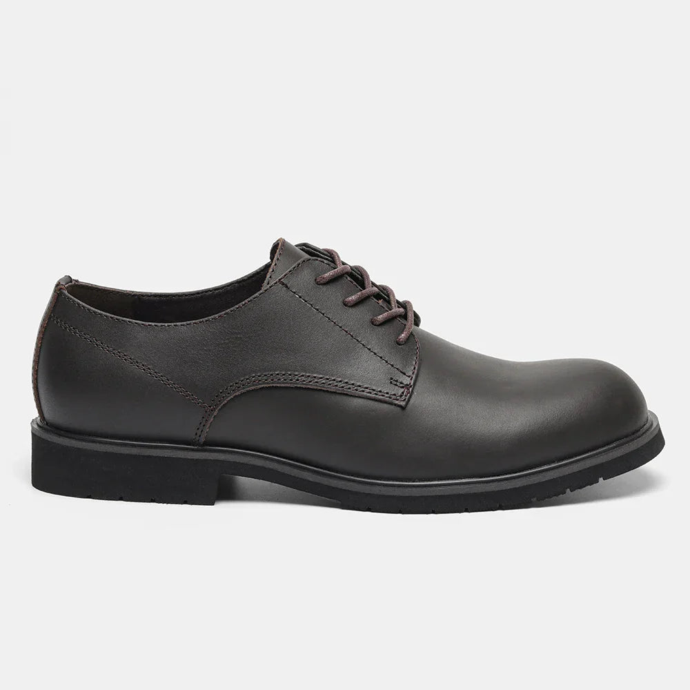 Genuine Leather Men Derby Shoes Thick Sole Men Casual shoes Men Leather Shoes