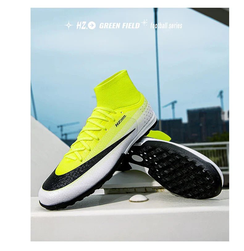 New Men Soccer Shoes Hot Sale Football Boots Women Professional TF/FG Sneakers Unisex High-quality Futsal Cleats Ultralight