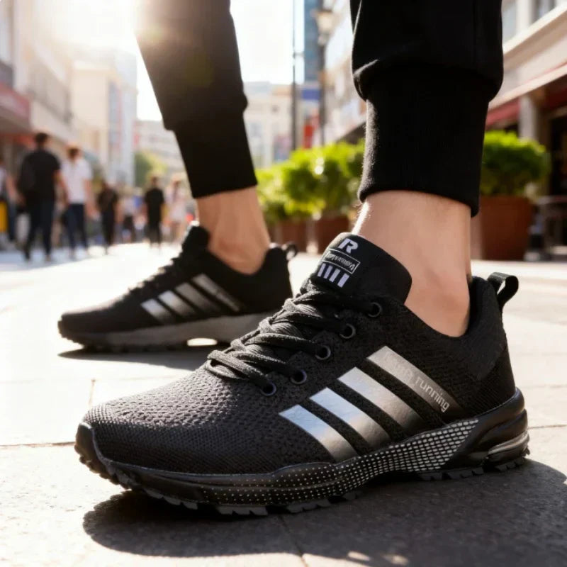 2025 Hot Sale Men's Running Shoes Keep Running Breathable Mesh Sneakers Lightweight Outdoor Gym Jogging Trainers Comfort Shoes