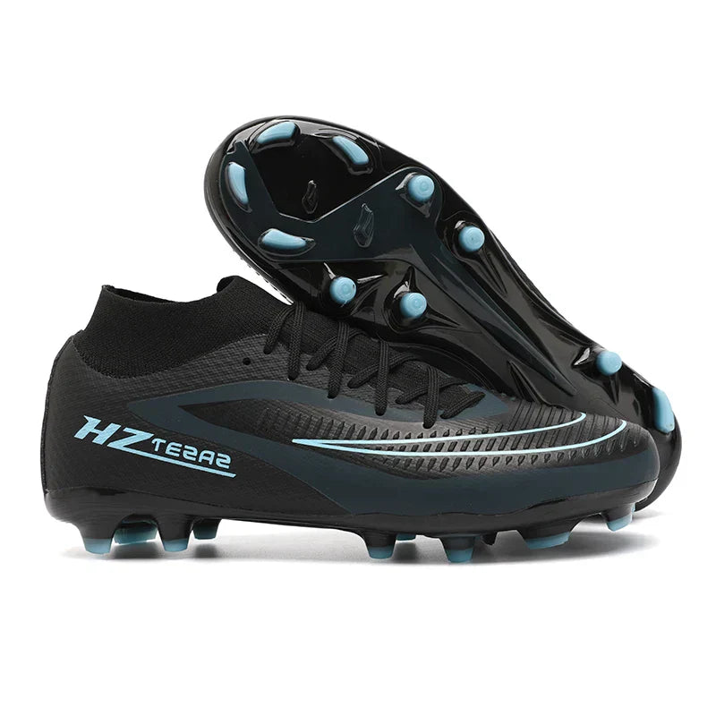 New Men Football Boots Training Breathable Cleats Adult Outdoor Non Slip Match Long Spikes Soccer Shoes Sport Boys Comfortable