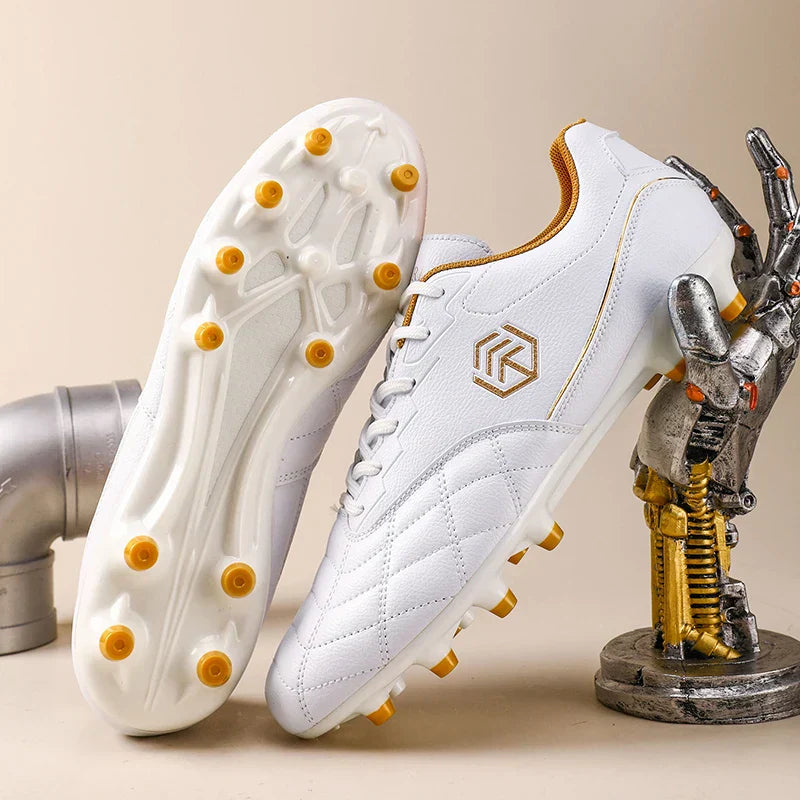New Men Football Boots Grass Breathable Match Outdoor Sport Soccer Shoes Cleats Long Spikes Comfortable Training Boys Non Slip