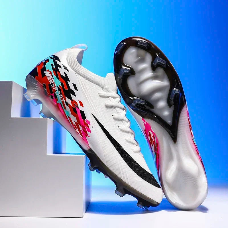 New Men Football Boots Ultralight Soccer Shoes Sport Outdoor Match Unisex Non-Slip Cleats Adult Comfortable Grass High-quality