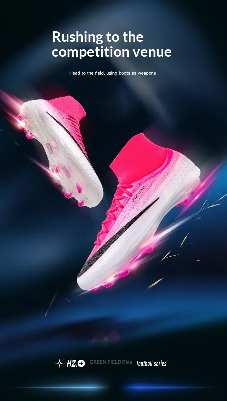 New Men Soccer Shoes Hot Sale Football Boots Women Professional TF/FG Sneakers Unisex High-quality Futsal Cleats Ultralight