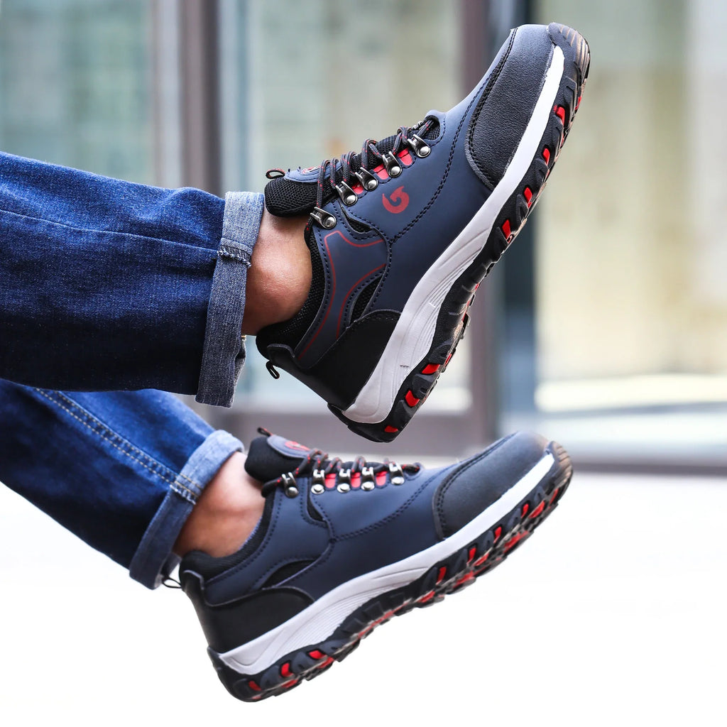 Steel Toe Cap Shoes For Men Safety Shoes Puncture-Proof  Work Safety Boots Protective Work Shoes Male Footwear Security Sneakers