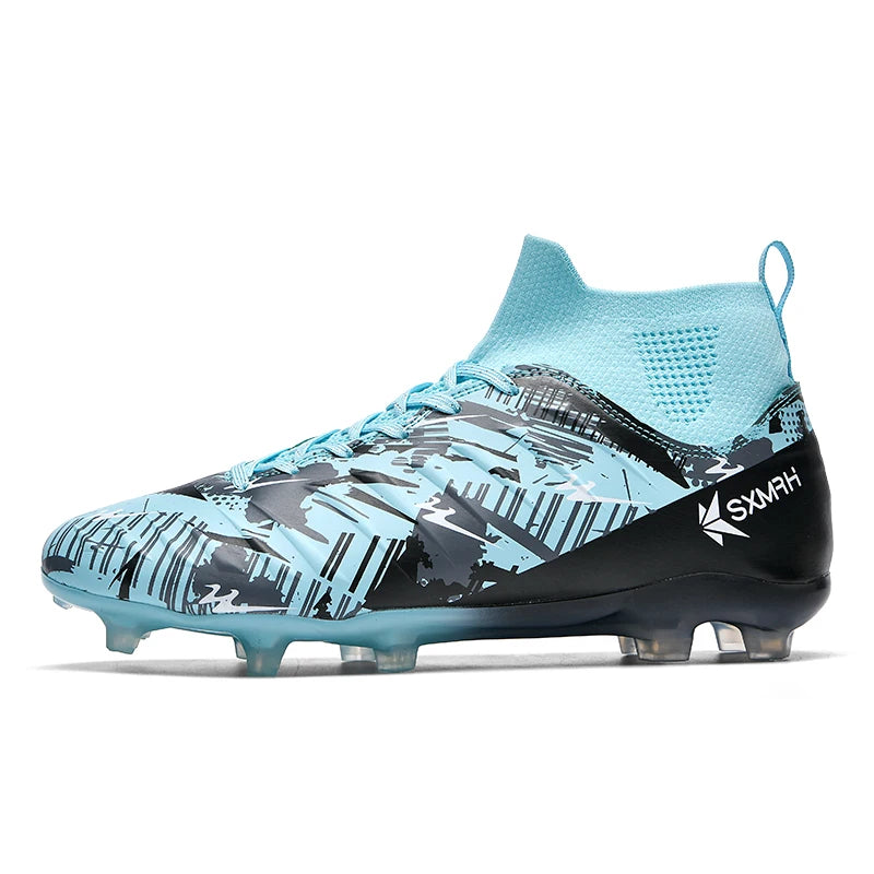 Double Star FG Long Studs Soccer Cleats Size 35-46 Breathable Wearproof Outdoor Natural Grass Unisex Professional Football Shoes