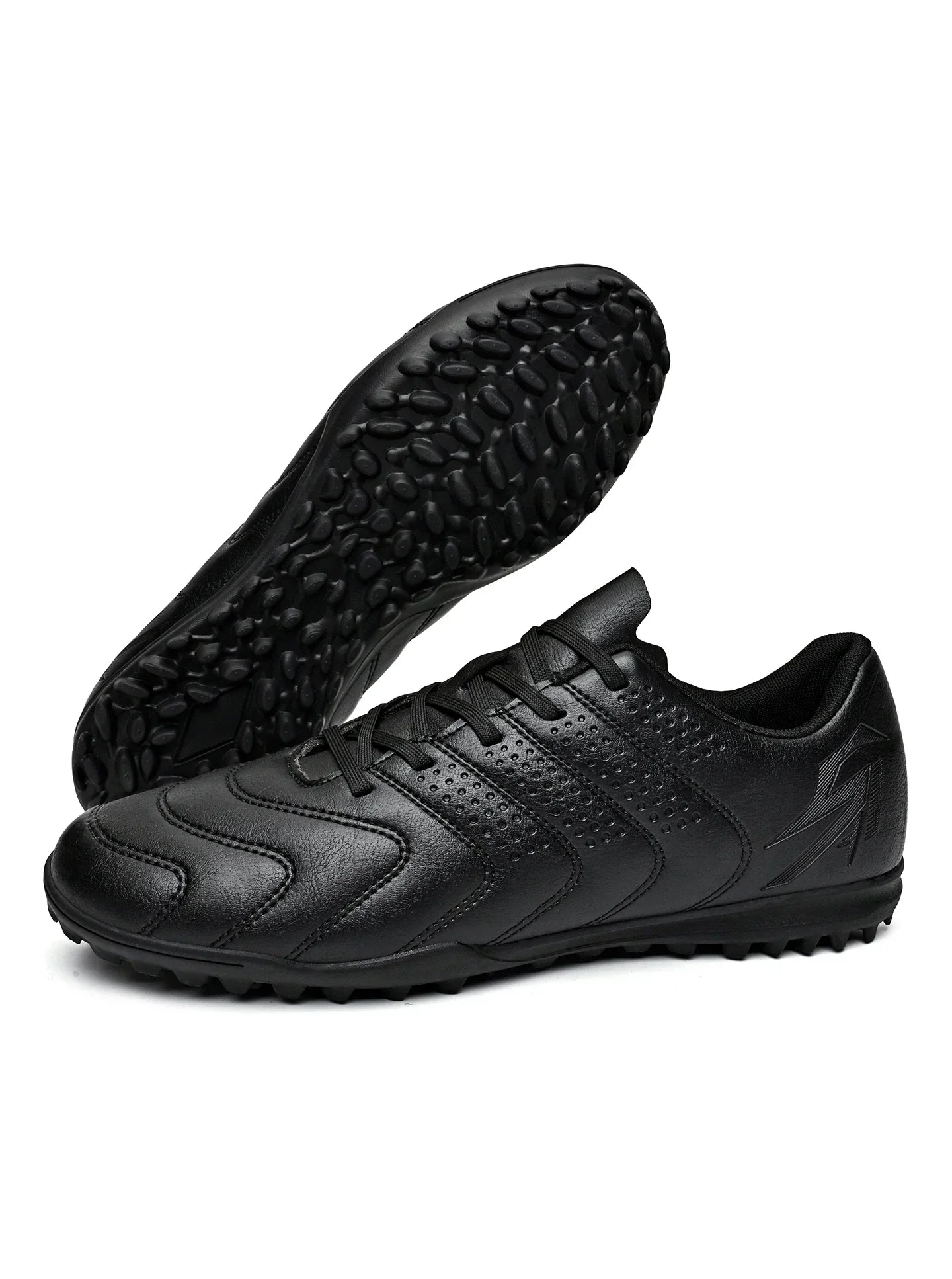 Wear Resistant TF Turf Soccer Boots PU Elastic Fabric Upper Rubber Stable Grip Sole Youth Boys Girls Football Shoes