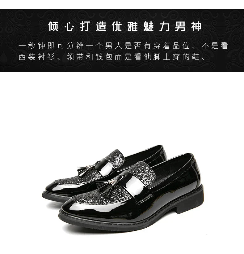 Classic men dress shoes lace up shoes for men plus size point toe business casual comfortable men formal shoes for weddin