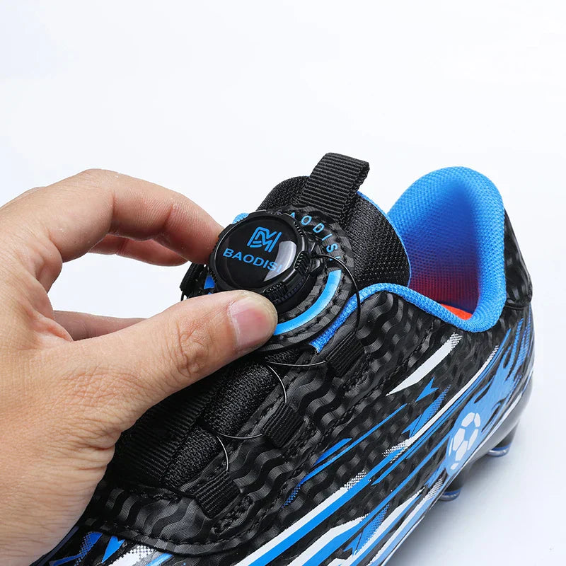 Kids Football Field Boots Boys Girls Indoor Society Football Shoes Futsal Non Slip Professional Fast Men Soccer Cleats Sneakers