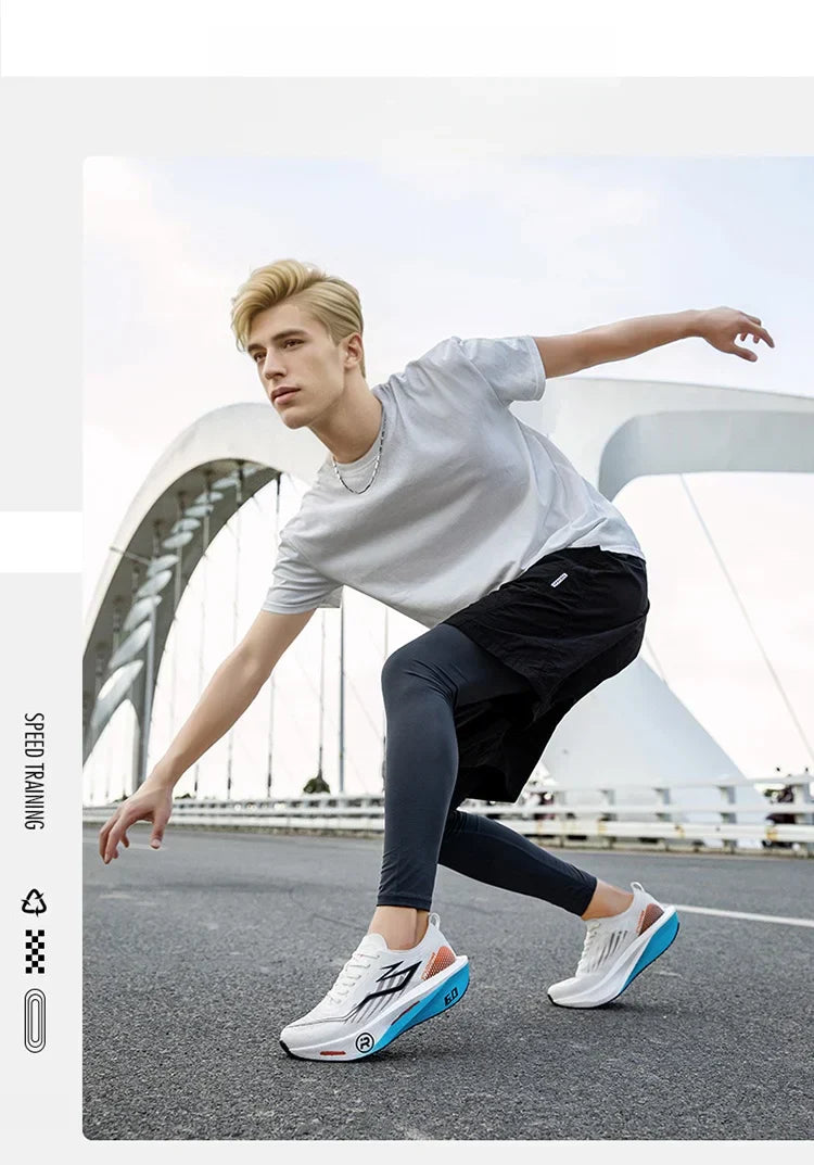 2025 Men's Sports Shoes Carbon Board 6.0 Racing Marathon Stable Rebound Wear-resistant Men's Running Shoes Training Jogging Shoe
