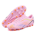Women Teenagers AG Long Stud Soccer Cleats Soft Light Breathable Football Boots Girls Outdoor Natural Grass Training Sneakers