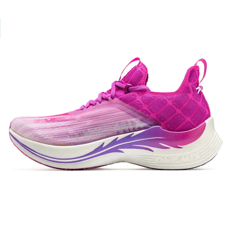 Original Carbon Fiber Running Racing Shoes Professional Marathon Ultra-light Rebound Damping Trail Sport Road Sneakers
