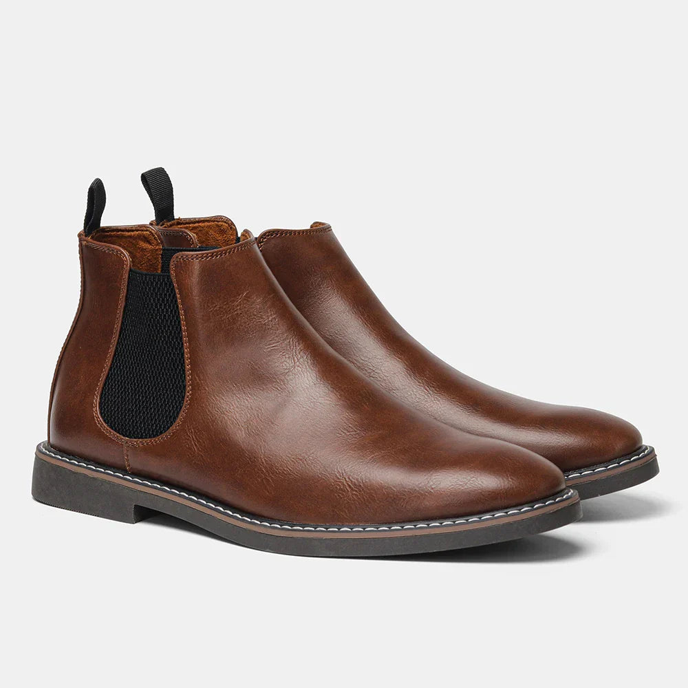 40~46 Men Chelsea Boots Brand Retro Comfortable Fashion Men Boots