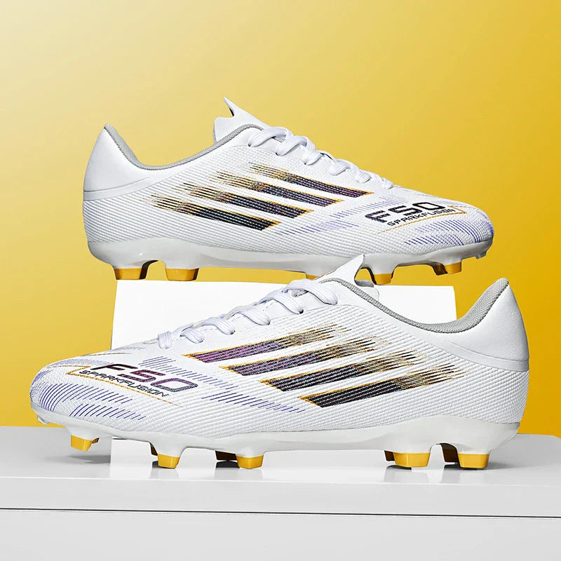 New Men Football Boots Professional Soccer Shoes Boys Sneakers Comfortable Match Ankle Non-Slip TF/FG Sports Shoes Unisex