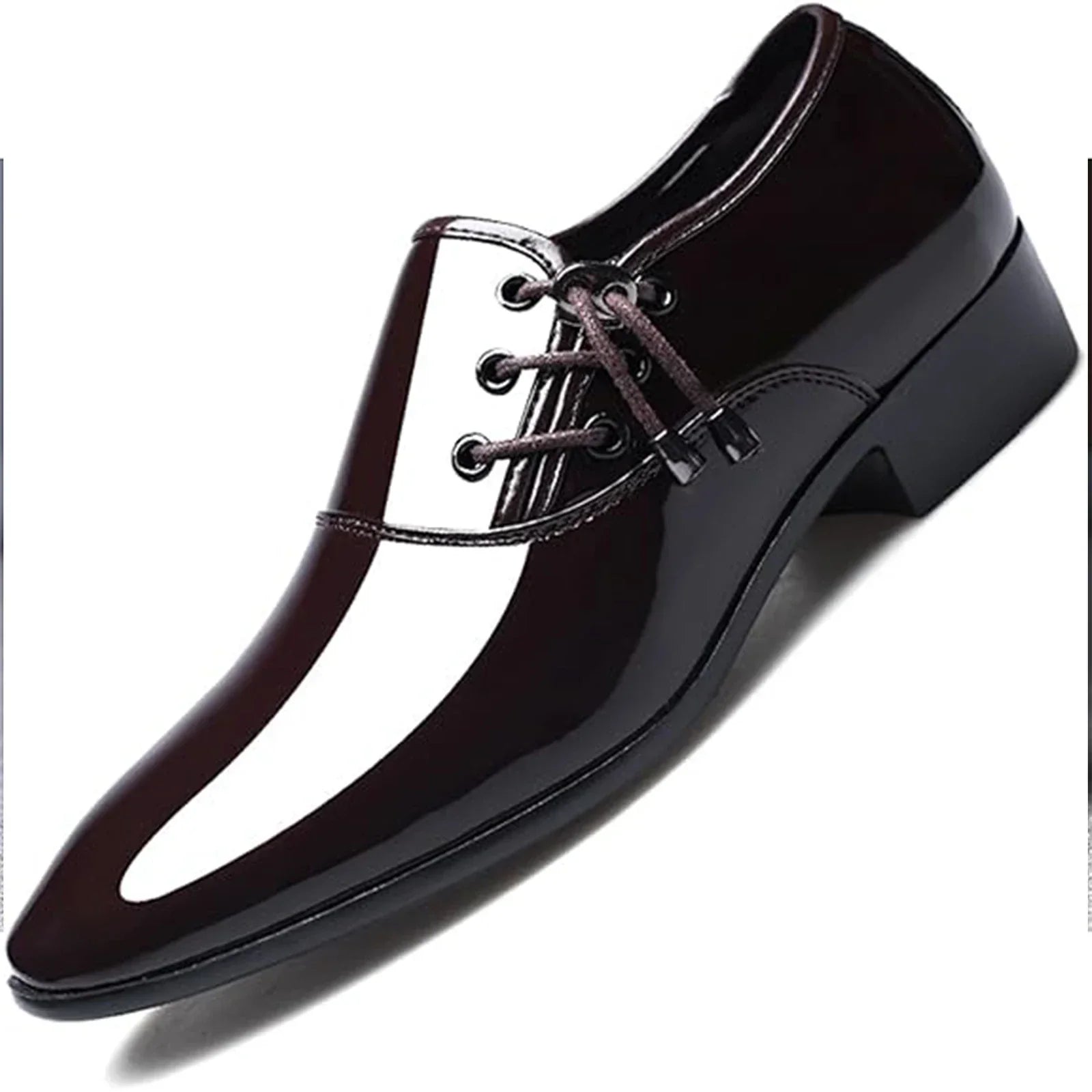 Mens Loafer Shoes Slip on OXford Dress Shoes for Men Patent Leather Modern Business Casual Driving Prom Party Wedding Comfortabl