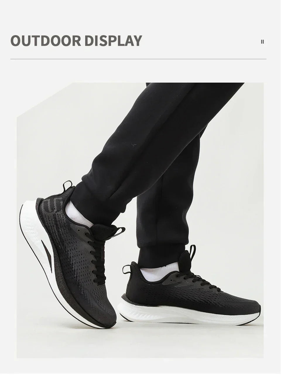 Men Jogging Sports Shoes Carbon Plate Professional Cushioning Sneakers Male Outdoor Breathable Non Slip Running Shoes