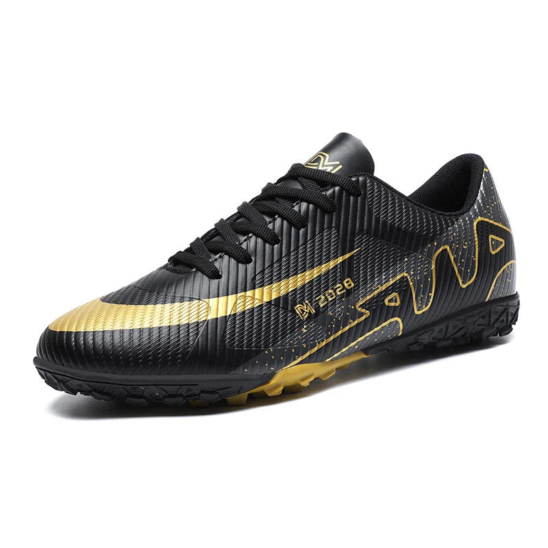 High Quality Mens Soccer Shoes Society Ultralight Turf Soccer Cleats Kids Sneakers Training Football Boots Chuteira Campo 32-46