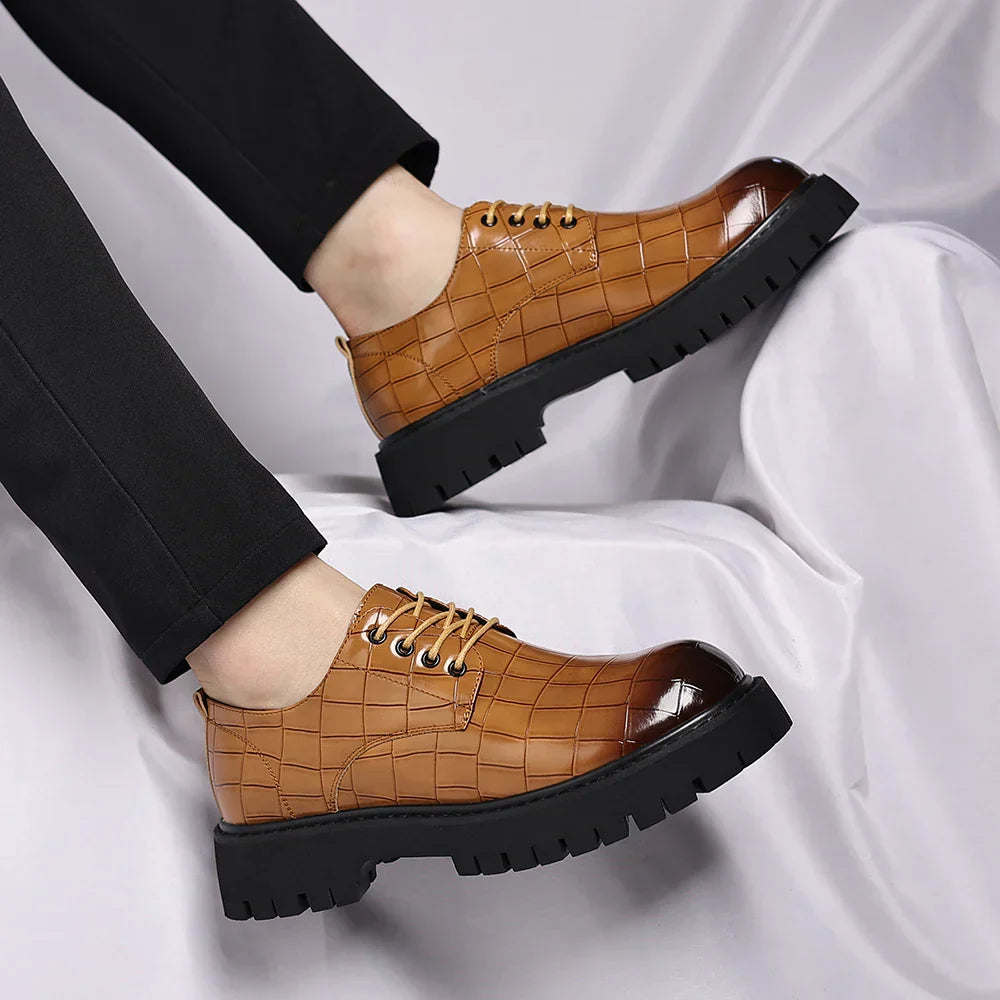 High Quality Oxford Leather Shoes Luxury Brand Leather Dress Shoe Breathable Solid Formal Casual Shoes Handmade Designer Shoes
