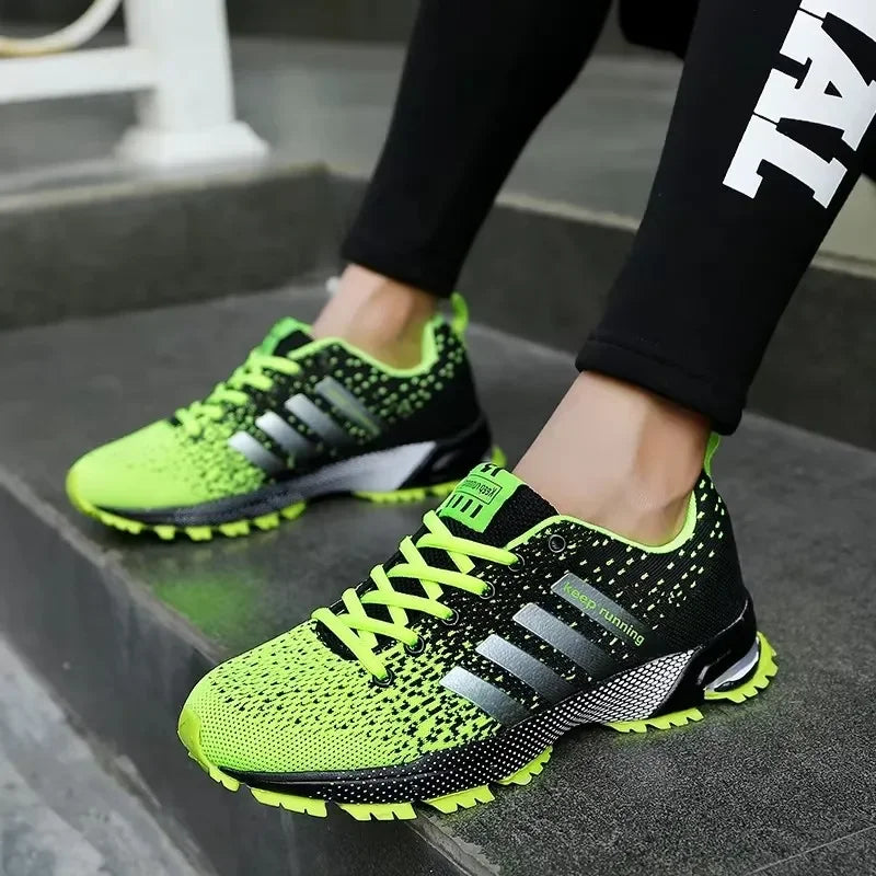 Men's Explosive Street Eye Catching Design Board Shoes with Unique Color Matching Breathable Comfortable Anti Slip Walking Shoes