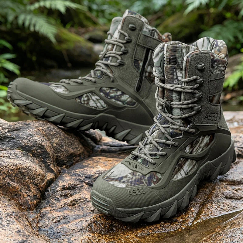 Men Tactical Boot Outdoor Ultrallight Safety Ankle Breathable Male Army Boots Lace Up High Quality Rapid Response Desert Boot