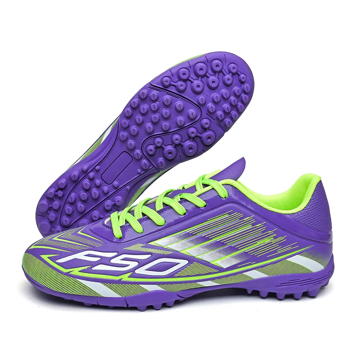 Durable and breathable soccer shoes TF nail breaking four season universal sports shoes outdoor and indoor sports shoes