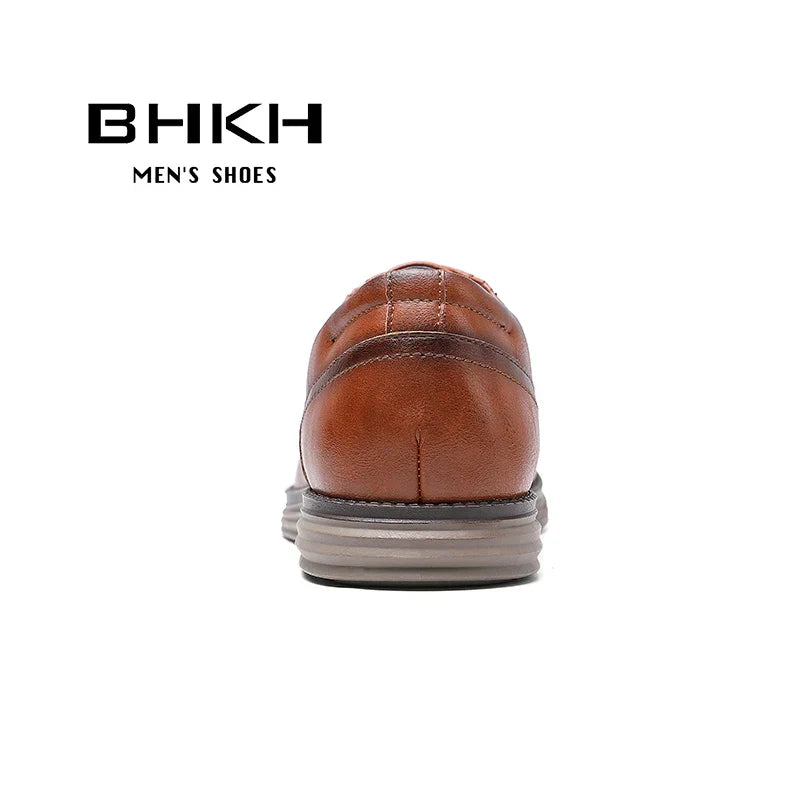 Male Sneakers Autumn/Winter traf Leather Men Casual Shoes Business Work Office Lace-up Dress shoes For Men Size47