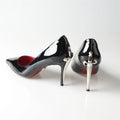 Alionly 2026 New 8CM Thin High Heels Pumps Women Pointed Toe Slip On Shoes Elegant Prom Wedding Stripper Ladies Sandals