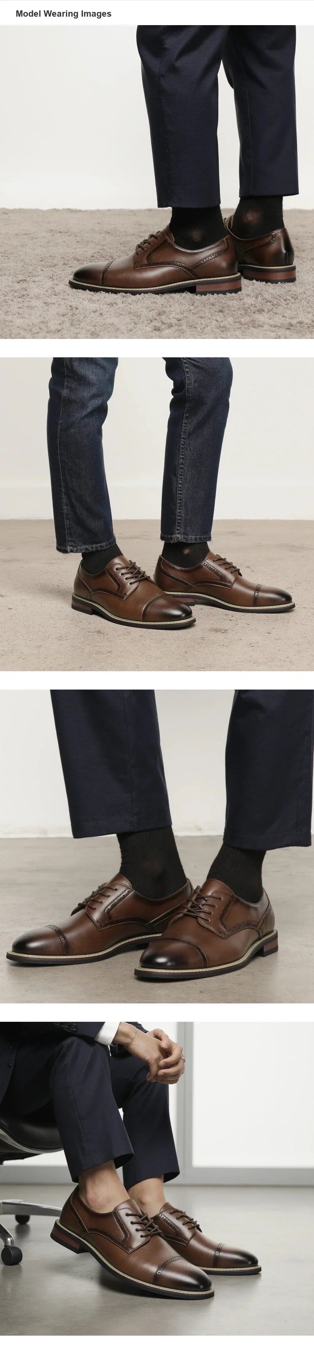 Social Shoe Male Comfortable Business Stylish Gentleman'S Men'S Dress Shoes Leather