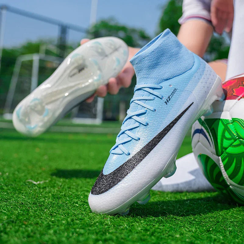New Men Football Boots Women Professional Soccer Shoes Hot Sale TF/FG Sneakers Unisex High-quality Futsal Cleats Ultralight