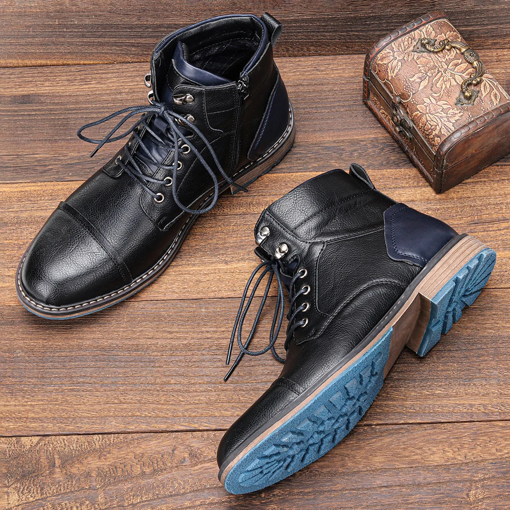 Size 8~13 Ankle Boots For Men Classical Men Boots Fashion Comfortable